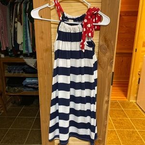 Red, white & blue dress